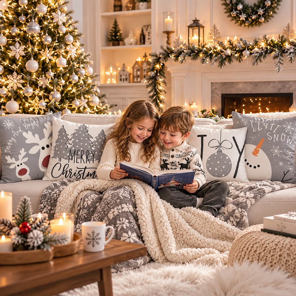 Christmas Pillow Covers – Set of 4